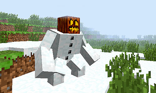 Снежный голем Майнкрафт