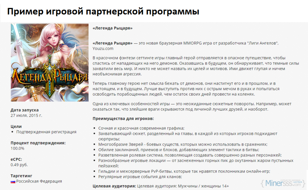 Партнерка Майнкрафт