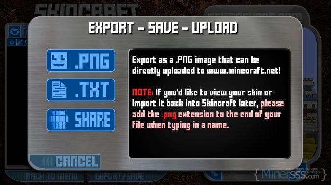 Программа для создания скинов в Майнкрафт 3 3252523