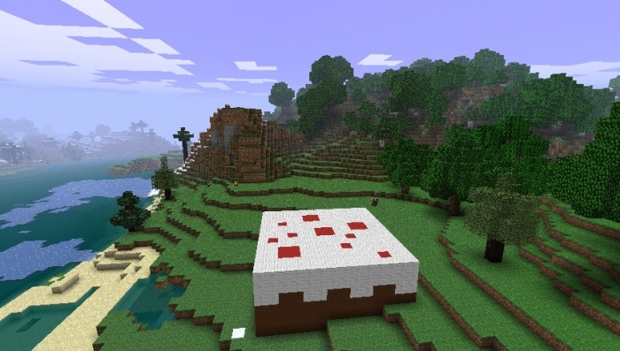 Торт в Майнкрафте