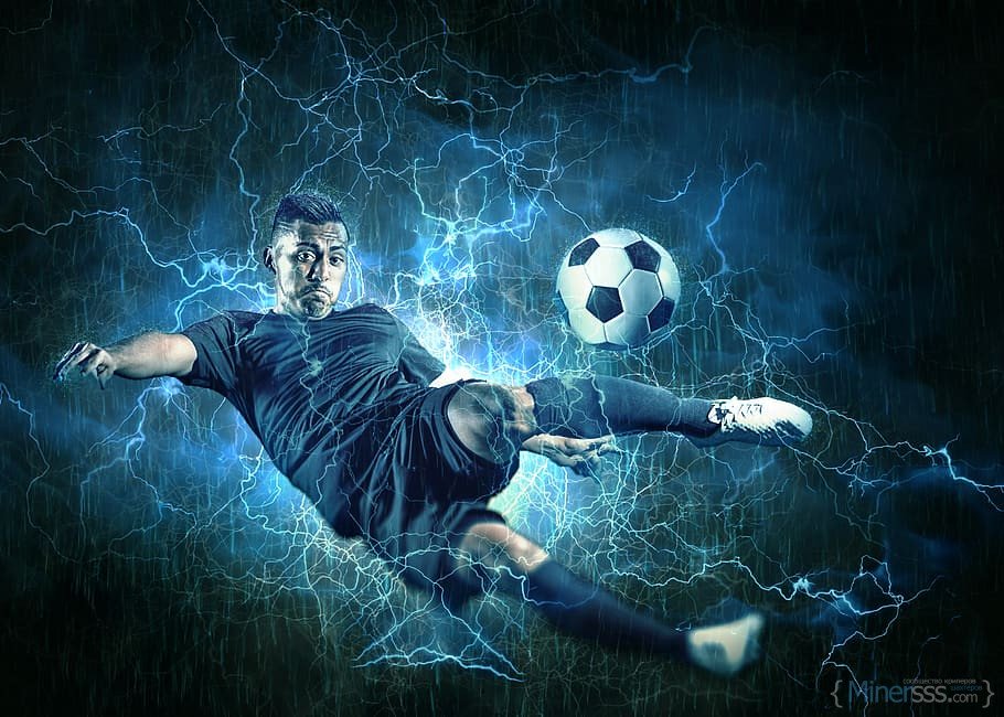 soccer player man human person sport