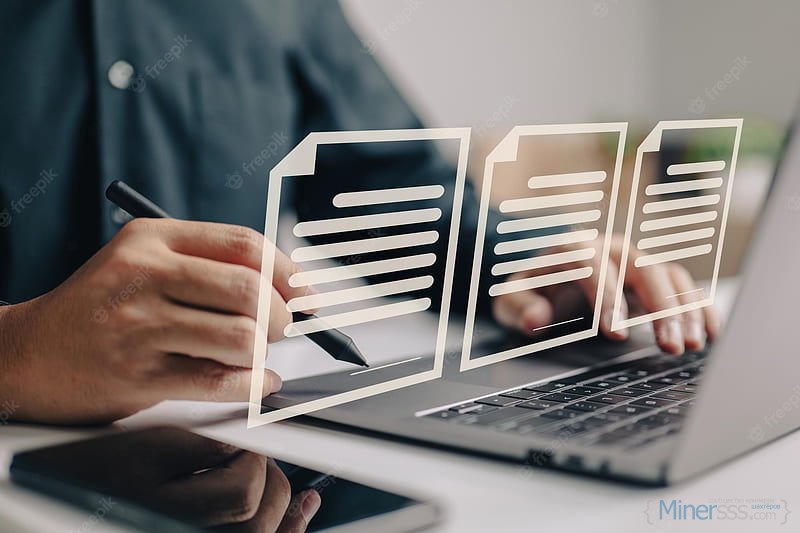 hd wallpaper premium contract for online business the concept of electronic signature esigning digital document management paperless office and signing business contracts